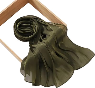 Bovista Hoofddoek - Hijab - Dames - Abaya - Sjaal - Islamitische Kleding - Moslim Kleding - Alhamdulillah - Legergroen
