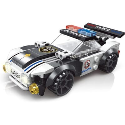 SWAT Stads Politie Vliegtuig Bouwstenen Dubbele Rotor Helikopter Beroemde Auto ZELF MAKEN MIJN EIGEN CREATIE Tijdloze Miniatuur Blokken Ideaal voor Kinderen