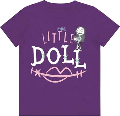 Disney The Nightmare Before Christmas - Little Doll Kinder T-shirt - Kids tm 4 jaar - Paars