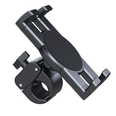carmdering - Universele Tablet Houder Fiets - iPad En Smartphone Bevestiging - Fitness Accessoire - 360° Draaibaar - Snelle Montage - PC ABS Metaal Rubber - Stabiel En Krassvrij - Voor Indoor Training En Buiten - 1 Stuk