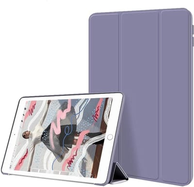 Hoes Geschikt voor Apple iPad 10.2 (2019/2020 /2021) - Lavender - Casemania Tri Fold Tablet Case - Smart Cover