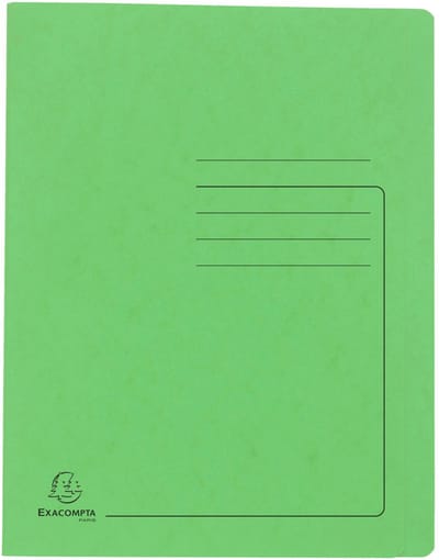 Exacompta 39985E map Pletbord Groen A4