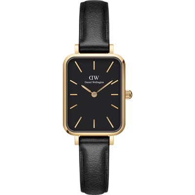 Dameshorloge Daniel Wellington Quadro Pressed Sheffield Goud 20 Mm Dw00100560 + Doos