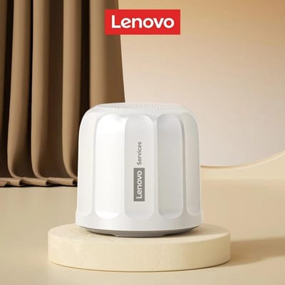 Lenovo HD107 Bluetooth 6.0 Draadloze Speaker Ondersteunt Draadloze/TF-kaart/USB-stick Afspeel 360° Surround Sound Muziek Voor Buitenkamp zwart