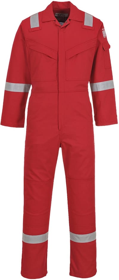 Portwest Aberdeen Vlamvertragende Antistatische Overall FF50 - Rood - 36