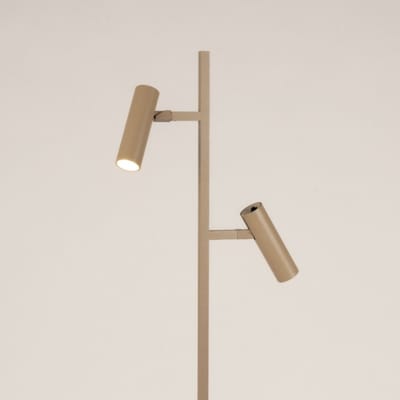 Lumidora Vloerlamp 75720 - FELICIA - 2 Lichts - GU10 - Taupe - Aluminium