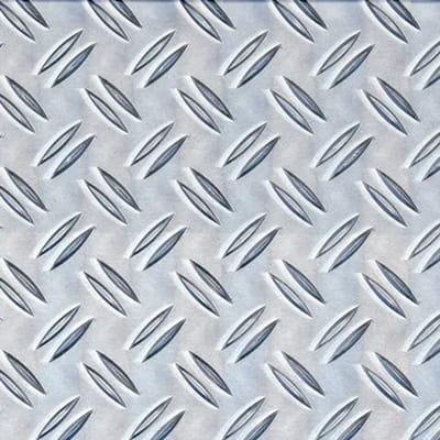 Alberts Structuurplaat - Aluminium - Natuur - Antislip - 250x500x1,5mm