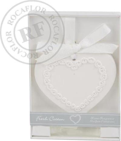 Fresh Cotton Scented Ornament Heart  in giftbox