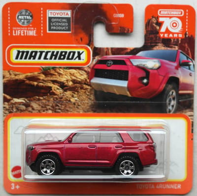 2023 Matchbox 2018 '18 TOYOTA 4RUNNER Metalic Red MBX Off-Road (HFR45 MBLA10)