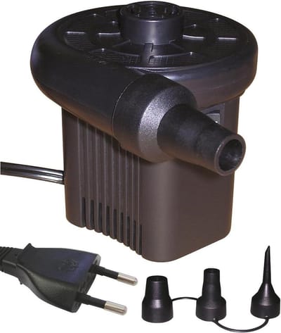 Elektrische Luchtpomp - Campingpomp - Watersport - Snel Opblazen - 230V - Zwart