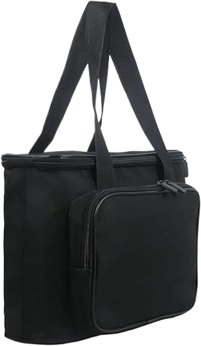 Koffiezetapparaat Tas - Draagbare Opbergtas - Reizen en Outdoor - Schokabsorberende Bescherming - 29x24x12cm - Zwart