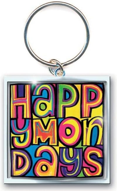 Happy Mondays - Dayglo Logo Sleutelhanger - Multicolours