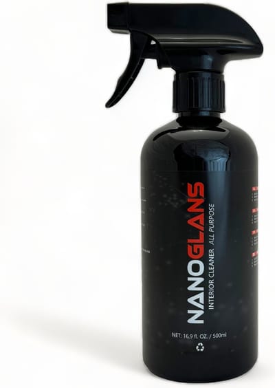 NANOGLANS INTERIOR CLEANER 500ML - Allesreiniger voor het interieur van de auto - voor leer, stof & plastic
