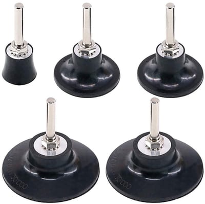Disc Pad Holder Kit voor Snelle Verandering, Universele Adapter voor Polijsten met 1/4" Shank en 1", 2" en 3" Schijven