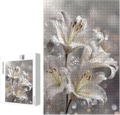 Puzzel 3000 stukjes - Houten legpuzzel - Ontspanning thuis - Premium lindenhout - 111 x 87 cm - Wit