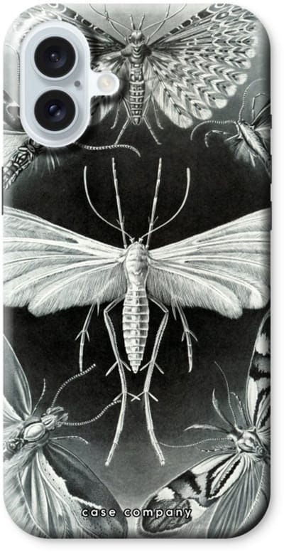 Case Company® - Hoesje geschikt voor iPhone 16 Plus hoesje - Haeckel Tineida - Tough Case - Maximale Bescherming alle Kanten en Schermrand