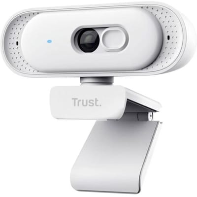 Trust Tomar - QHD Webcam - Ingebouwde Microfoon - Privacy Sluiter - Wit