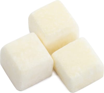 Organza zakje met 3x mini amberblokje ´Fresh Cotton´ - leg de amberblokjes in een schaaltje of laat ze smelten in een geurbrander