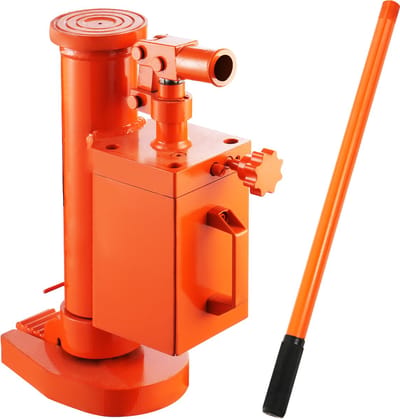 Hydraulische Krik, 10000kg - Hefvermogen - Verstelbare Hoogte 2,5-23,1 Cm - 360° Draaibare Klauw, Industrieel Gebruik