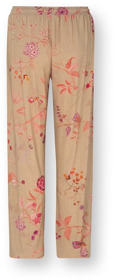 Pip Studio - Belin Pyjama Broek Lang Dames - Loungewear - Marigold - Roze - L