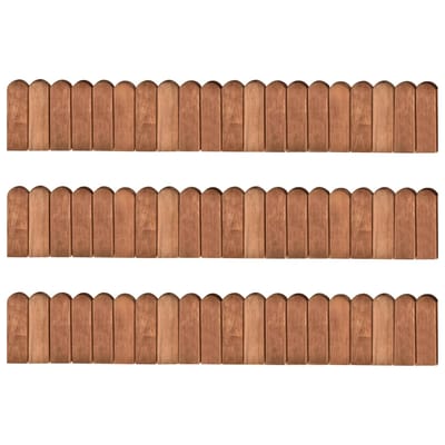 vidaXL - Gazonranden - 3 - st - 120 - cm - geïmpregneerd - grenenhout
