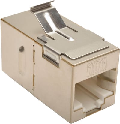Tripp Lite N235-001-SH-6A kabel-connector RJ45 (FEMALE) Metallic, Zilver