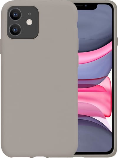 Hoesje Geschikt voor Apple iPhone 11 - Sterk & Shockproof - Hoes Cover - Siliconen Case - Grijs