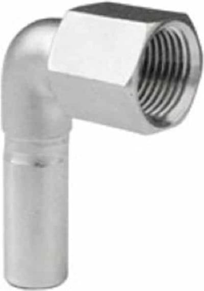 BONFIX insteekknie 15 mm 1/2 inch M-Press RVS