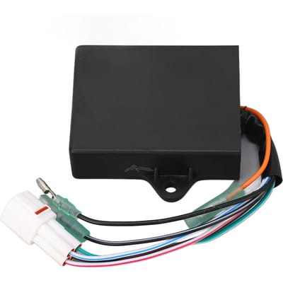Boîtier CDI 4EM 85540 10 00 Module de contrôle d'allumage CDI Remplacement pour VTT GRIZZLY 80 YFM80 2005 à 2008 black