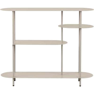 House Nordic Wandkast Rieti - Metaal Zand 4-Planken - 118x31x97cm
