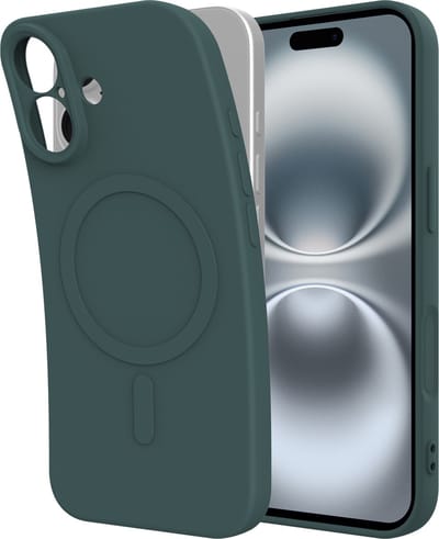 Cazy hoesje geschikt voor iPhone 17 Hoesje geschikt voor MagSafe - Color Backcover - Groen