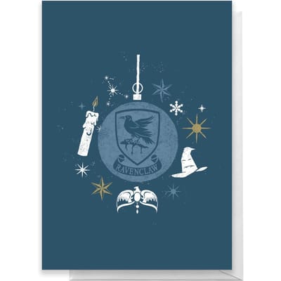 Harry Potter Ravenclaw Christmas Greetings Card - Standard Card