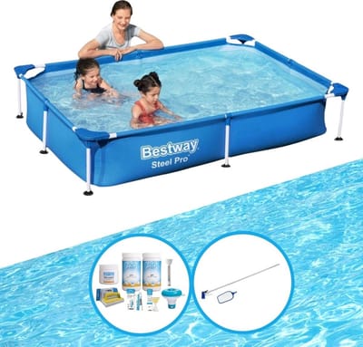 Bestway Zwembad Steel Pro 221x150x43 cm - Zwembad Deal
