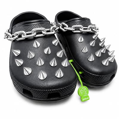 Schoen Accessoires Geschikt voor Crocs – Spikes Set – Schoen Charms – Ketting Accessoire – Unisex Schoendecoratie – Zilver