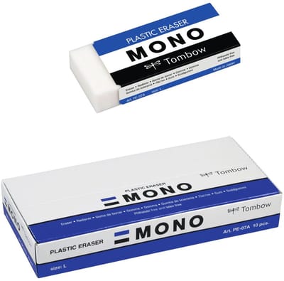 Tombow Eraser - MONO L - Gum - 38 g - 10 Stuks