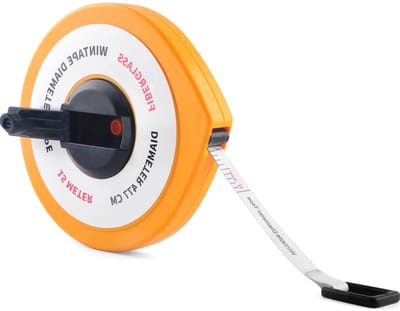 Tape meetlint 15 meter voor het meten van spoorwegen, wegenbouw en elektrische constructies, oranje kleur