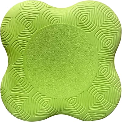 Yoga Kniebeschermers - Kniekussen Elleboogsteun - Gezondheid en Welzijn - Extra Dikke Schuimvulling - 20x20cm - Groen