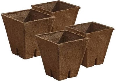 De échte Jiffy jiffypots voorgroeipot 8x8cm composteerbaar 100 stuks