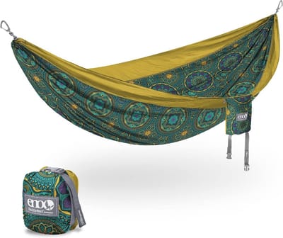 Lichtgewicht Hangmat voor 1-2 Personen - Perfect voor Kamperen, Wandelen en Festivals