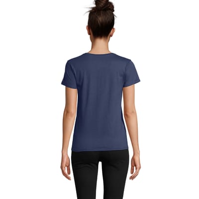 SOLS Dames/Dames Pioneer T-Shirt (Denim)