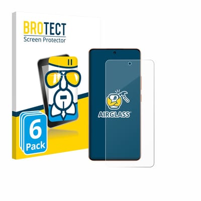 Screenprotector 6 Stuks voor realme P4 Pro 5G Beschermglas transparant