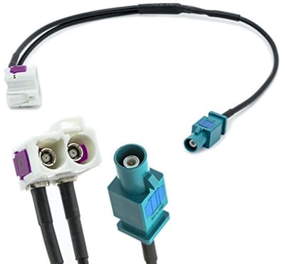 Dubbele FAKRA Antenne Adapter voor Auto - Enkele Stekker Verdeler