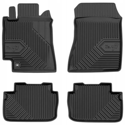 FROGUM NO.77 Automatten - Geschikt voor LEXUS IS I Kombi (1998-2005) - 4-delig - TPE Rubber - Zwart