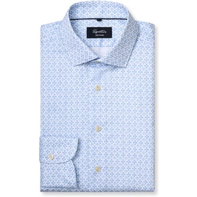 OLYMP Signature Overhemd, Tailored Fit, Signature Kent, Bleu