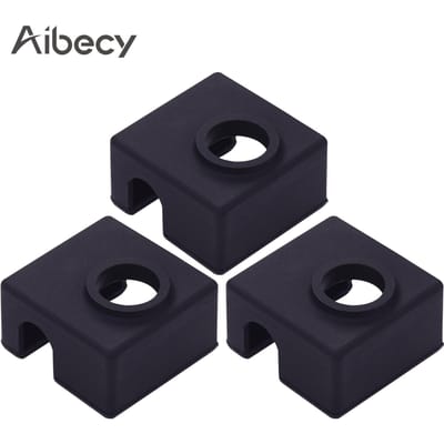 Lot de 3 chaussettes chauffantes en silicone Aibecy MK9 pour imprimante 3D noir