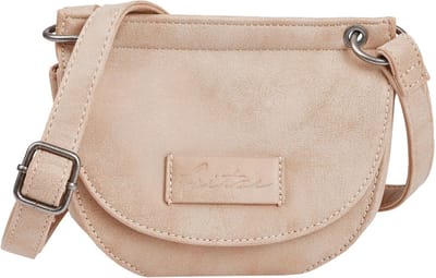 Fritzi aus Preußen Schoudertas Vintage Fritzi44 Crossbody Small Taupy Bruine