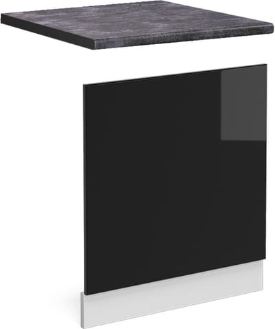 Vicco R-Line Frontpaneel – 60 cm, WB Antraciet Zwart hoogglans