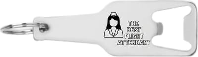 Akyol - de beste stewardess flesopener - Werk - familie vrienden collega - cadeau - 105 x 25mm