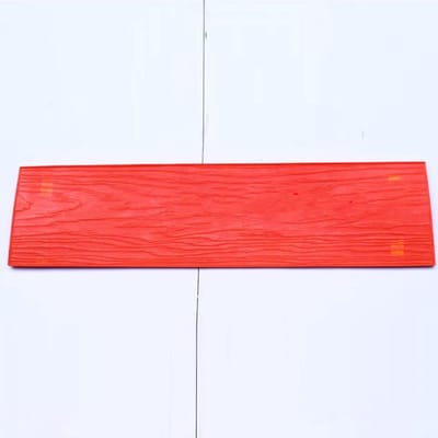 Betonstempel Houtstructuur - Betonmal Textuurmat - Vloeren Decoreren - Realistische Houtnerf - 5 Maten - Rood