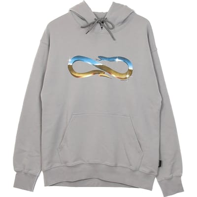 Lichtgewicht herensweatshirt met capuchon Logo Desert Hoodie grijs